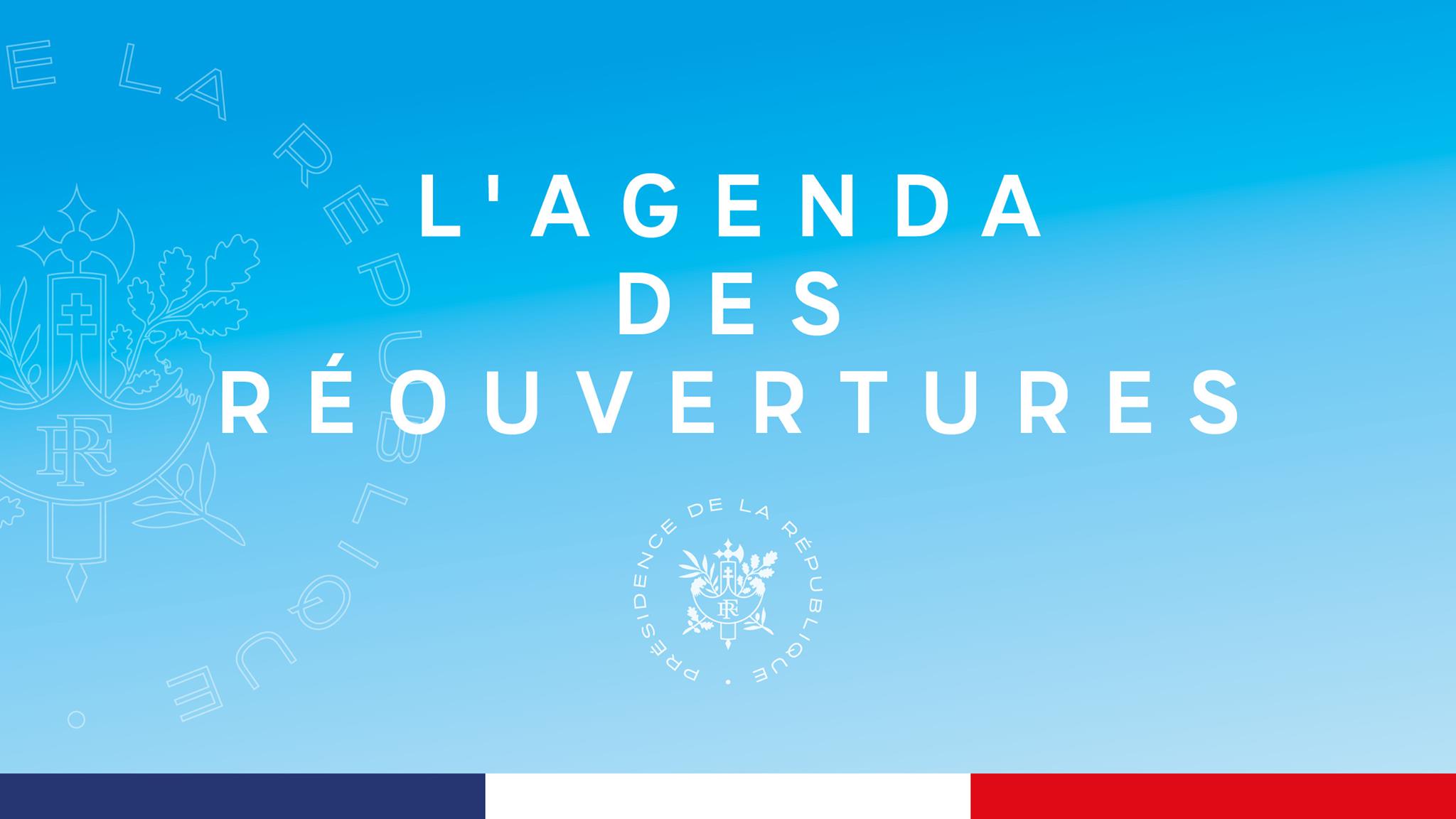 法國解封日程表（來源：法國總統馬克龍 Twitter）